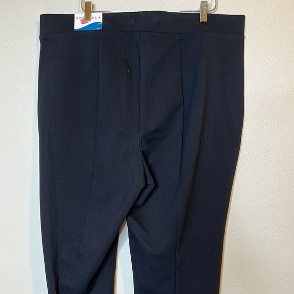 Jcpenny Boutique Pull-up Black Pants Sz 20 Zipper Pockets - Picture 4 of 8